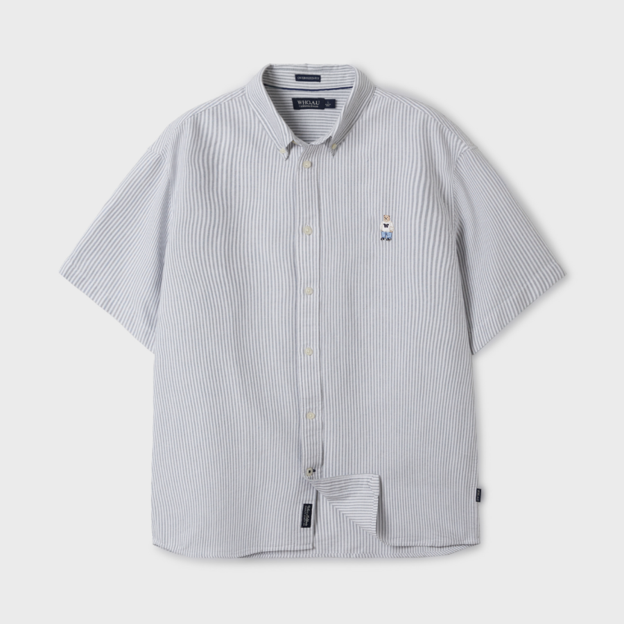 WHO.A.U — рубашка Steve Oxford Short Sleeve Shirts