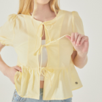 WHO.A.U — блузка Ribbon Blouse