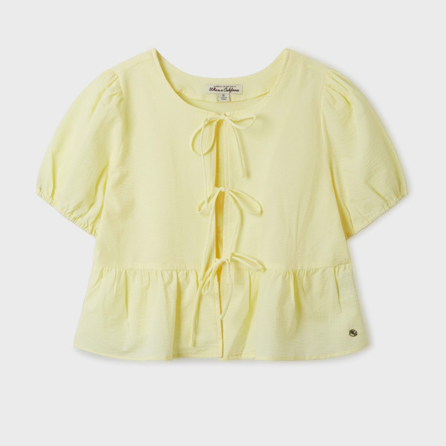 WHO.A.U — блузка Ribbon Blouse