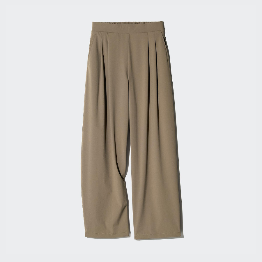 UNIQLO – Ultra Stretch Active Wide Pants (Leg Length 68.5–71.5 cm)