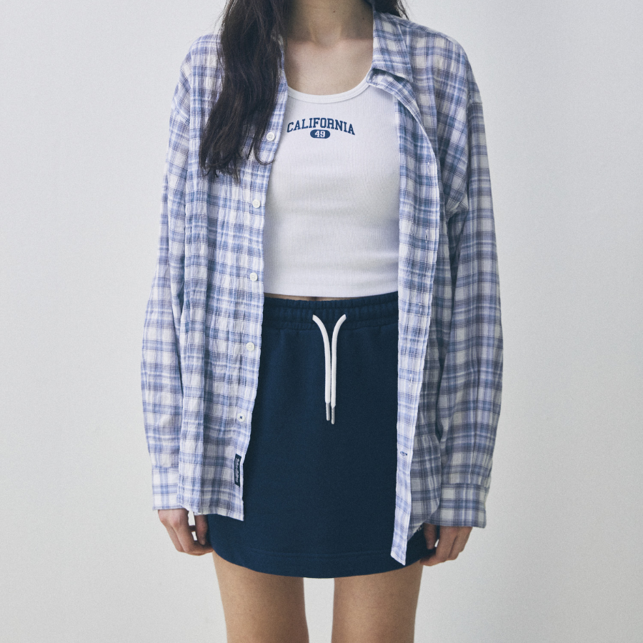 WHO.A.U — майка Campus Lettering Sleeveless