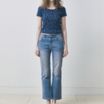 WHO.A.U — футболка Eyelet Henry Neck T-shirt