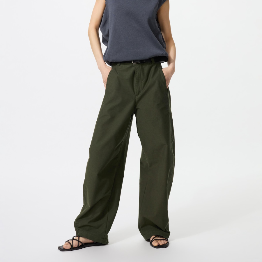 UNIQLO – Jersey Barrel Leg Pants