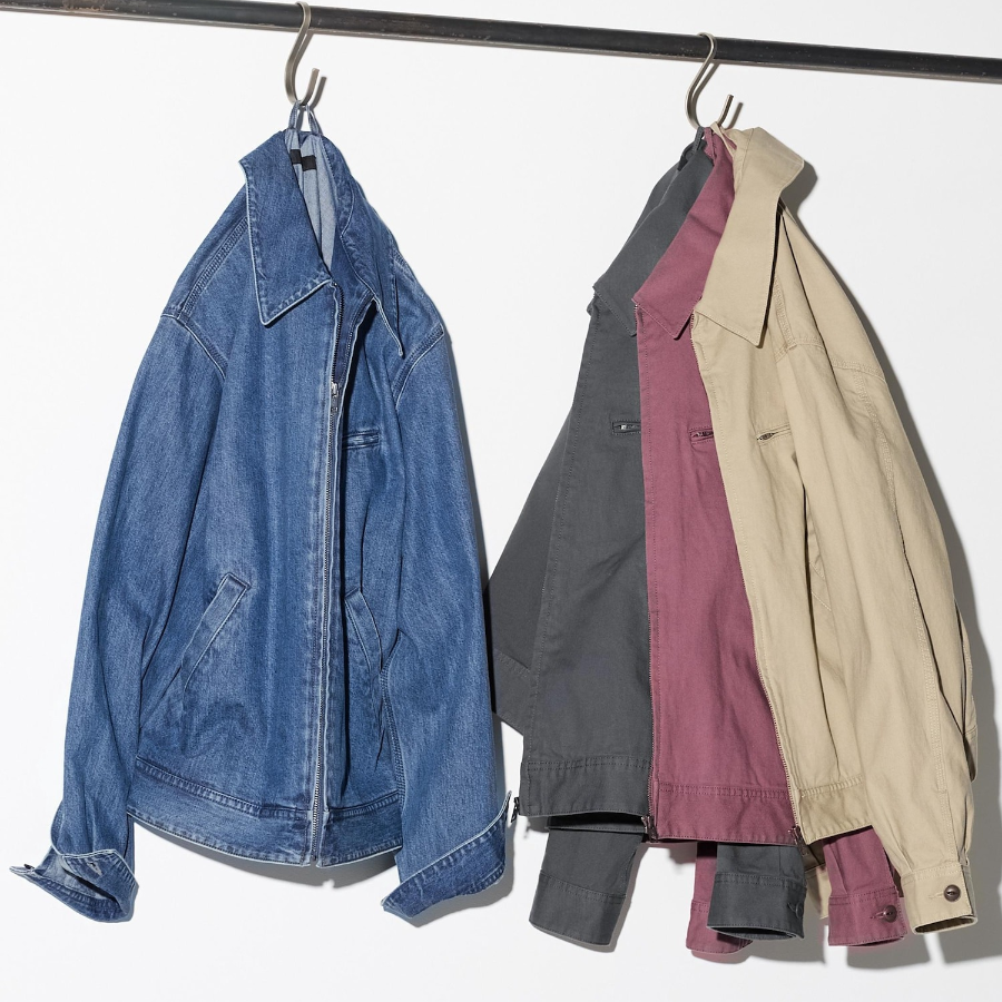 UNIQLO Zip-Up Blouson (Denim)