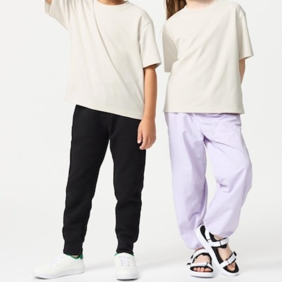 UNIQLO KIDS AIRism Cotton Crew Neck T