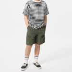 UNIQLO KIDS AIRism Cotton Stripe Crew Neck T
