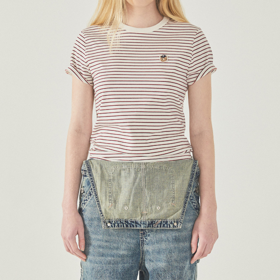 WHO.A.U — футболка Steve Multi Stripe T-shirt (F)