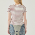 WHO.A.U — футболка Steve Multi Stripe T-shirt (F)