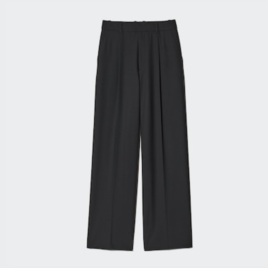 Uniqlo – брюки Tuck Wide Pants