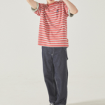 WHO.A.U Steve Multi Stripe T-Shirt [B]
