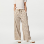 Uniqlo – брюки Seersucker Easy Pants (в клетку гингем)