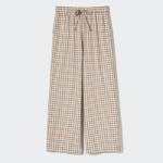Uniqlo – брюки Seersucker Easy Pants (в клетку гингем)
