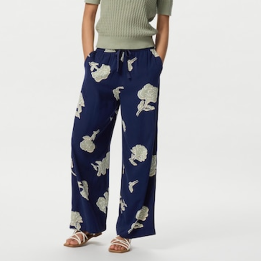 Uniqlo – брюки Drape Easy Pants (в цветочный принт)