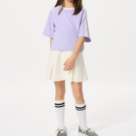 UNIQLO GIRLS AIRism Cotton Crop T