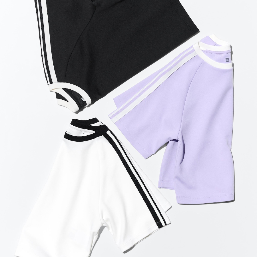 UNIQLO GIRLS AIRism Cotton Crop T