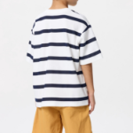 UNIQLO KIDS AIRism Cotton Stripe Crew Neck T