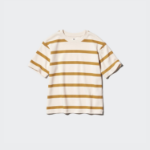 UNIQLO KIDS AIRism Cotton Stripe Crew Neck T