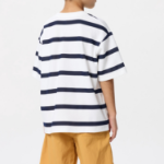 UNIQLO KIDS AIRism Cotton Stripe Crew Neck T