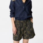 Uniqlo – шорты Cotton Easy Shorts (с ботаническим принтом)