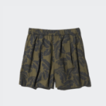 Uniqlo – шорты Cotton Easy Shorts (с ботаническим принтом)