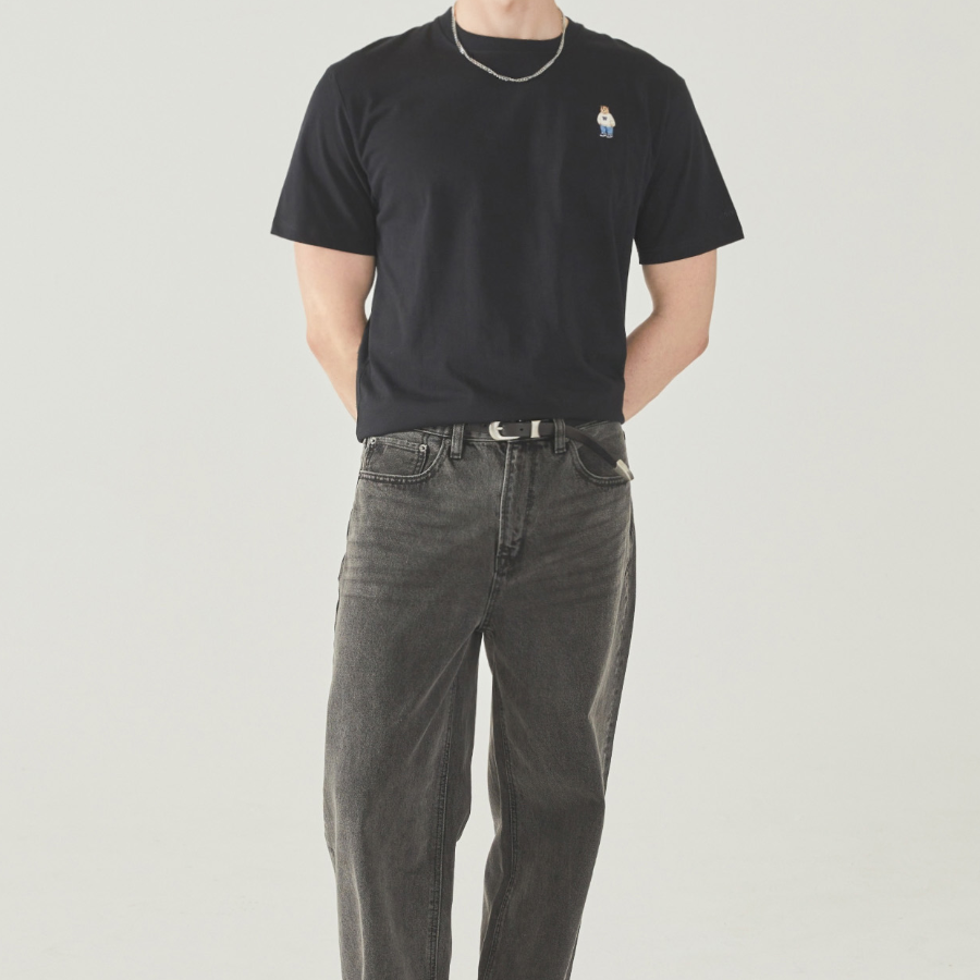 WHO.A.U Steve Short Sleeve T-Shirt (Loose Fit)