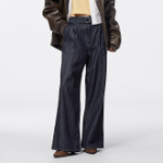Uniqlo GU – брюки Light Denim Belted Wide Pants