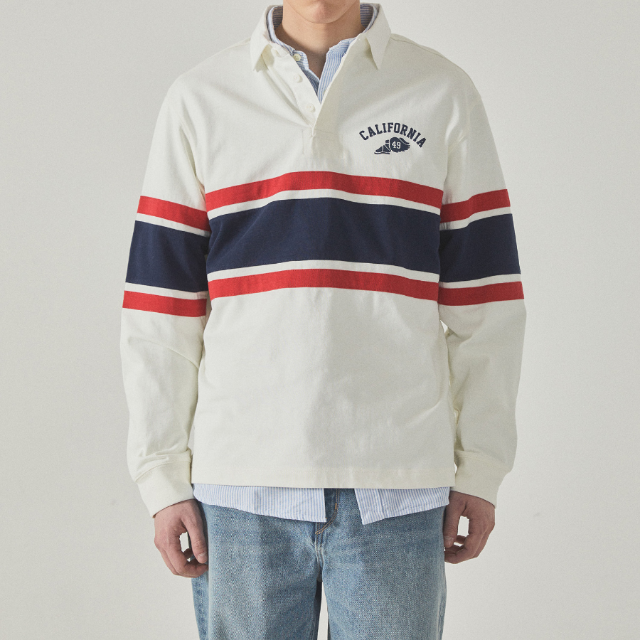 WHO.A. Rugby Colorblock T-shirt