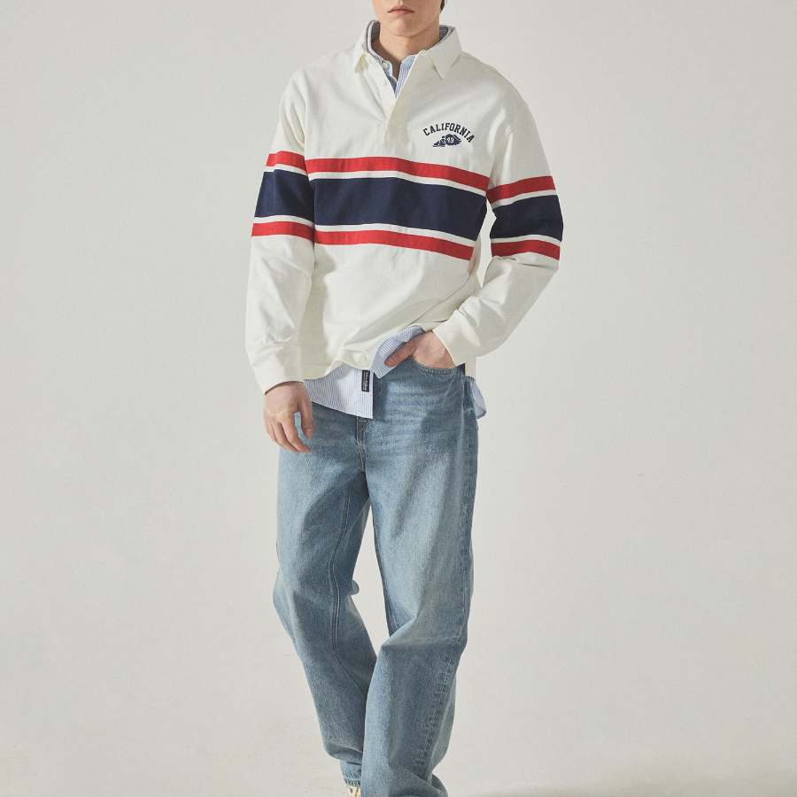 WHO.A. Rugby Colorblock T-shirt