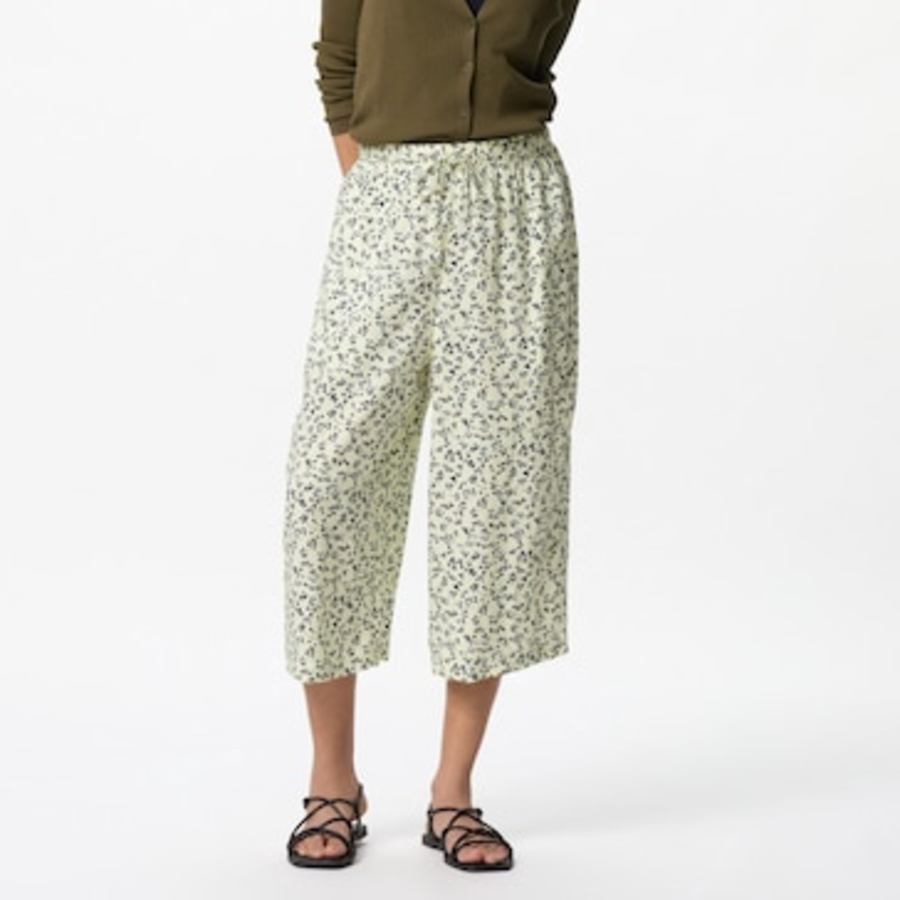 Uniqlo – брюки Rayon RELACO Cropped Pants (Small Flower)