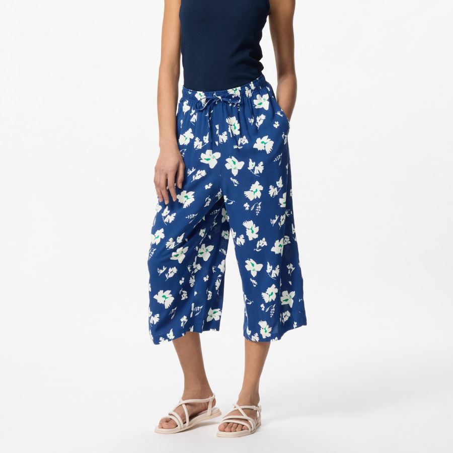 Uniqlo – брюки Rayon RELACO Cropped Pants (Big Flower)