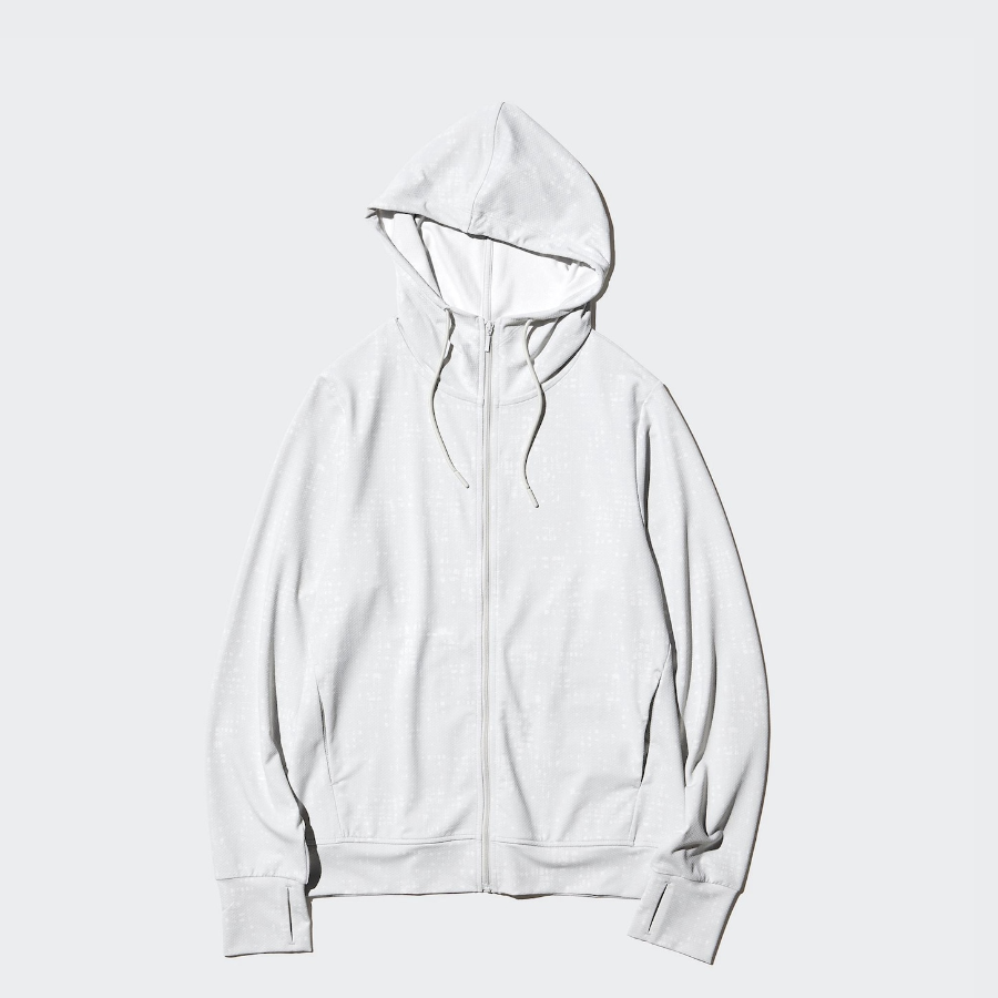 Uniqlo – худи AIRism UV Protection Full-Zip Hoodie (Print)