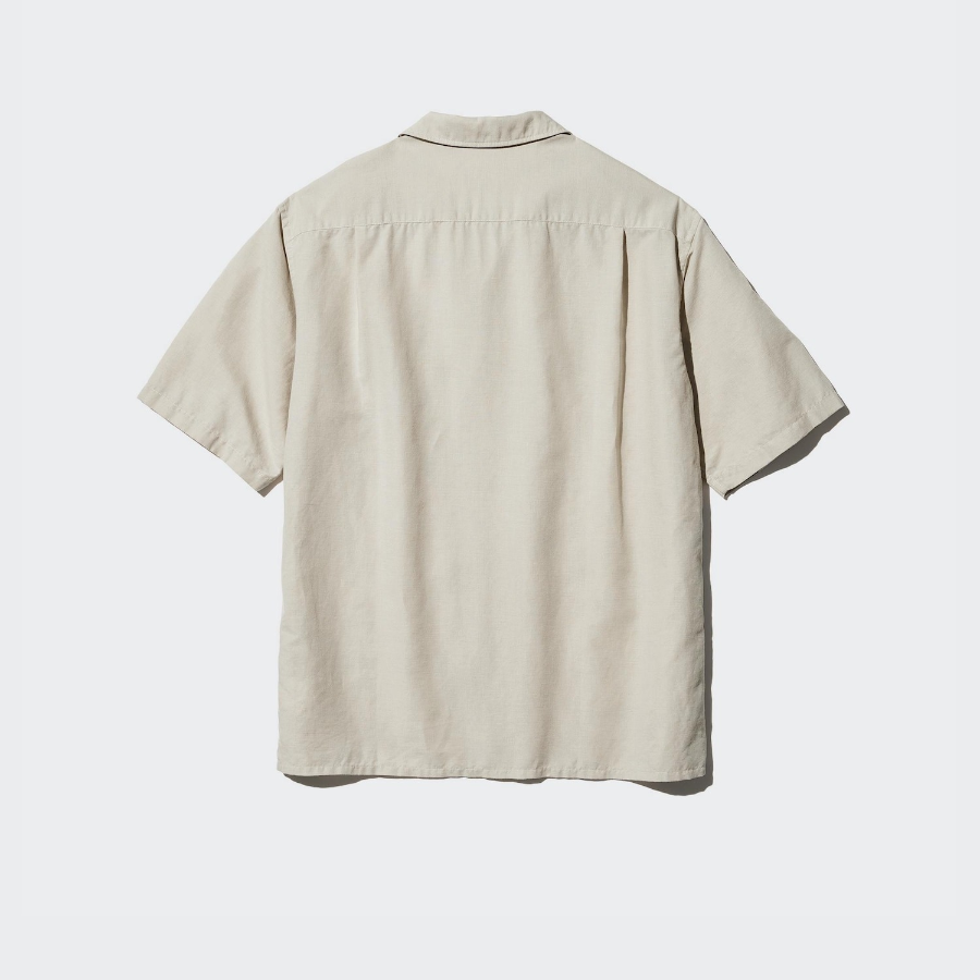 UNIQLO Cotton Linen Shirt (Short Sleeve)