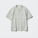 UNIQLO Cotton Linen Shirt (Short Sleeve, Check)