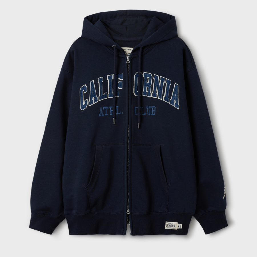 WHO.A.U Signature Patch Hood Zip-up