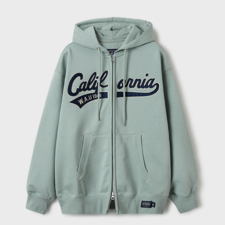 WHO.A.U Signature Patch Hood Zip-up