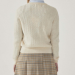 WHO.A.U - кардиган Steve High Gauge Wool Cable Cardigan