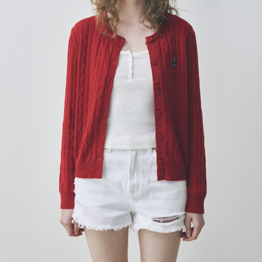 WHO.A.U — кардиган Steve Cable Cardigan