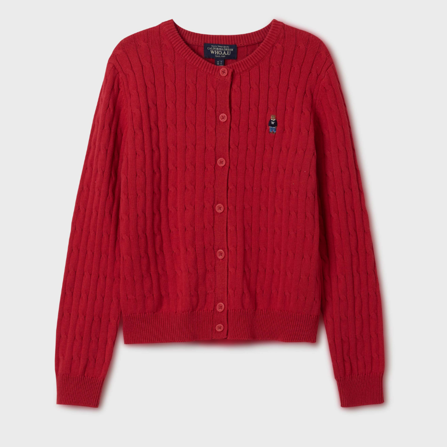 WHO.A.U — кардиган Steve Cable Cardigan