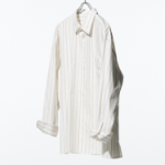 UNIQLO Broadcloth Oversized Shirt (Long Sleeve, Stripe A)