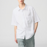 UNIQLO Broadcloth Oversized Shirt (Short Sleeve)