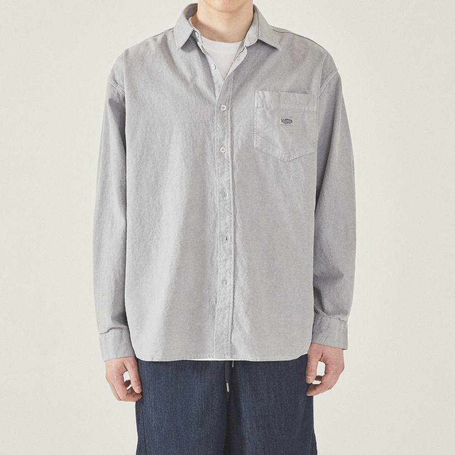 WHO.A.U Loose Fit Dyed Shirts