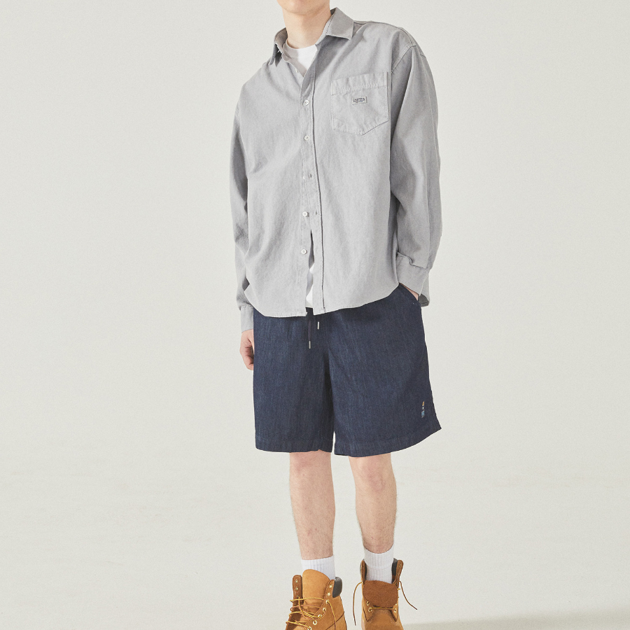 WHO.A.U Loose Fit Dyed Shirts