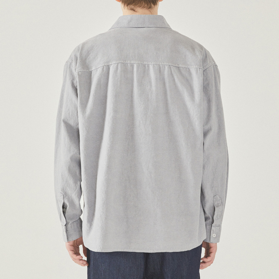 WHO.A.U Loose Fit Dyed Shirts