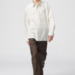 UNIQLO Broadcloth Oversized Shirt (Long Sleeve) Stripe