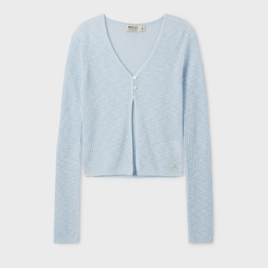 WHO.A.U — кардиган Steve High Gauge Cable Cardigan