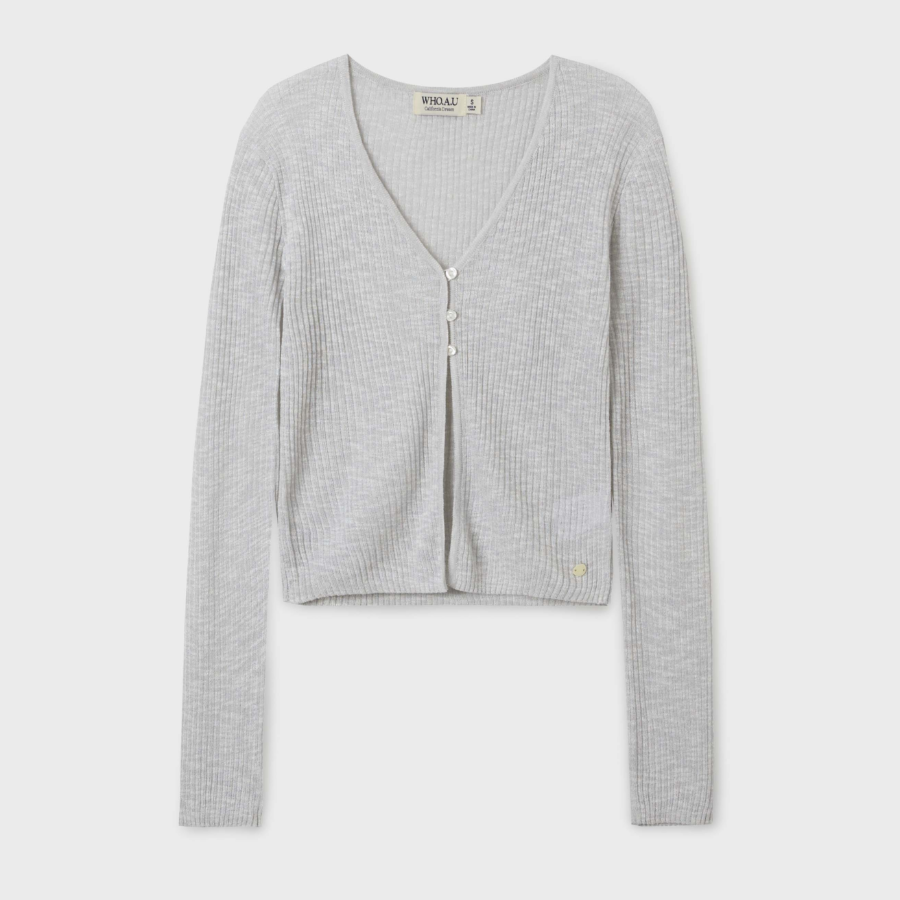 WHO.A.U — кардиган Steve High Gauge Cable Cardigan