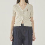 WHO.A.U — кардиган Steve V-Neck Melange Cardigan