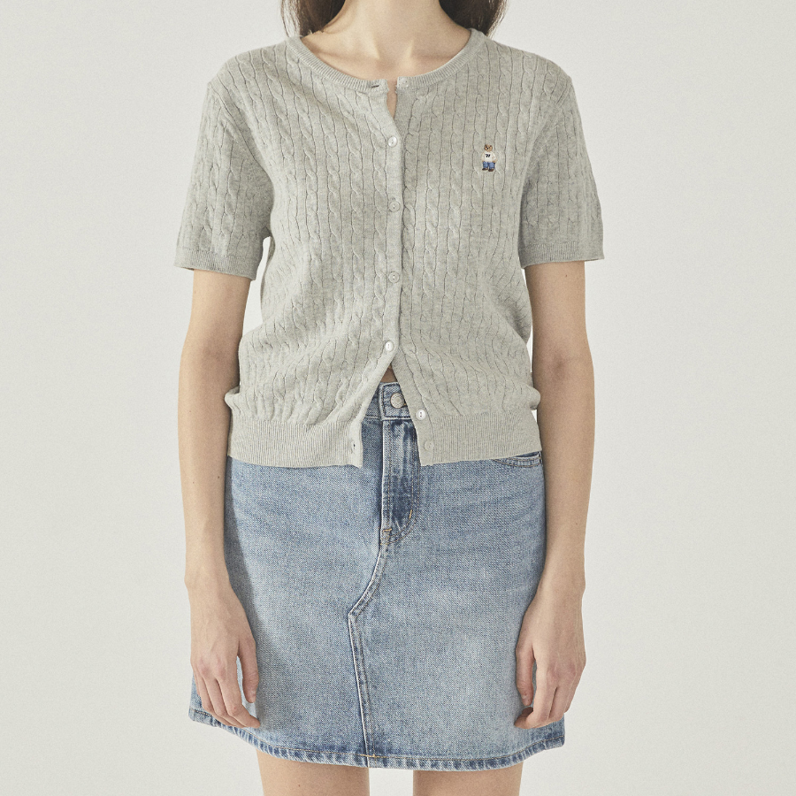 WHO.A.U — кардиган Steve Summer Short Sleeve Cardigan