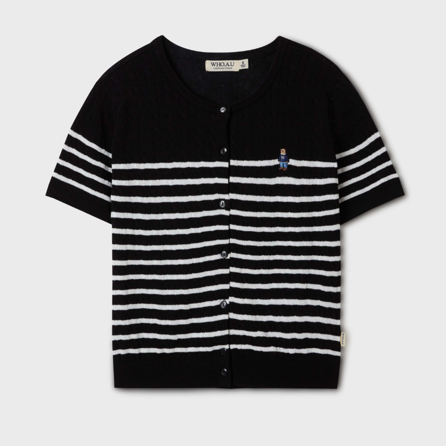 WHO.A.U — кардиган Steve Summer Short Sleeve Cardigan