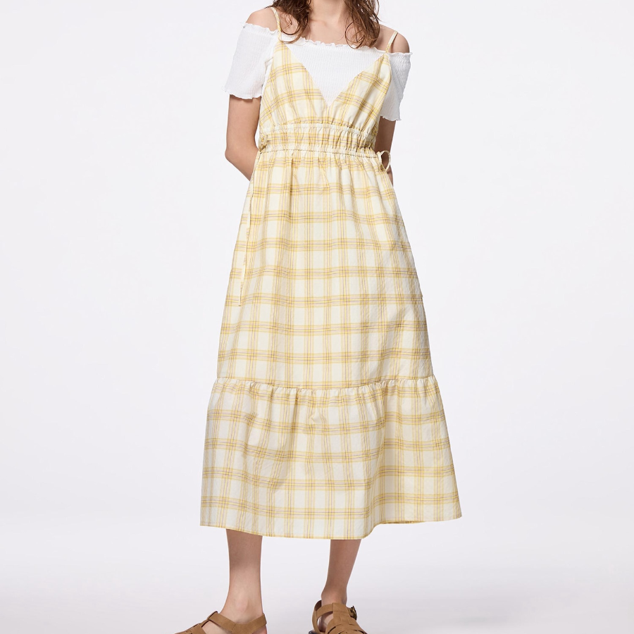 Uniqlo GU – платье Check Camisole Dress